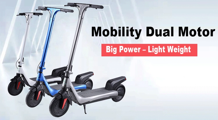 Foldable 2 Wheels City Coco E Scooter with Safety LED Lights