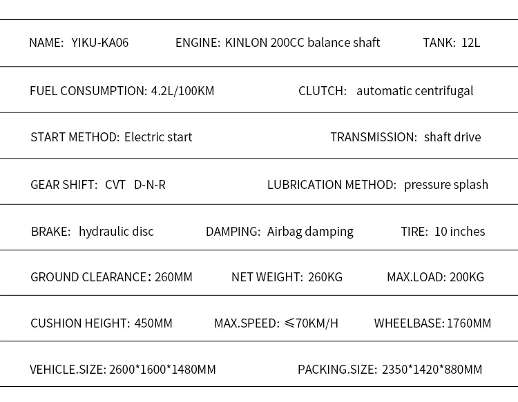 Factory 200cc 2 Seats Independent Transmission Go Kart Gasolina Offroad Racing Gas Go Karts for Adult