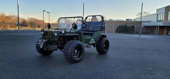 150cc Gasoline Mini Jeep with ATV Big Tyres